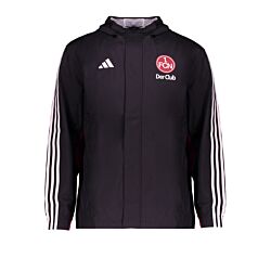 adidas 1.FC Nürnberg jas voor alle weersomstandigh  zwart