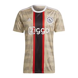adidas Ajax Amsterdam Jersey UCL 2022/2023 Kinderen Beige Wit