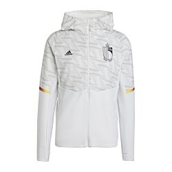 adidas Belgium D4GMDY hooded jacket white