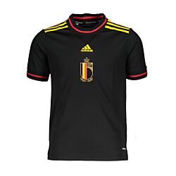 Adidas Belgium Home Europees kampioenschap dames 2022 kinderen zwart