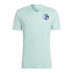 adidas FC Schalke 04 trainingsshirt turkoois