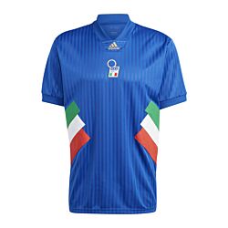 adidas Italië Icon shirt blauw 