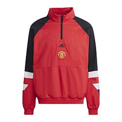 adidas Manchester United Icon Tracktop Jacke Rot
