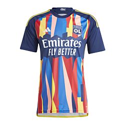 adidas Olympique Lyon shirt 3e 23/24 blauw 