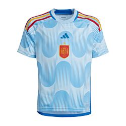 adidas Spanje Jersey Away World Cup 2022 kinderen blauw