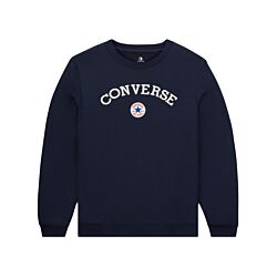 Converse Chuck Patch Crew Sweatshirt Blau