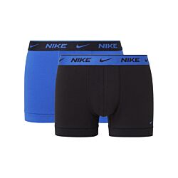 Nike Cotton Trunk Boxershort 2er Pack Blau FAN4