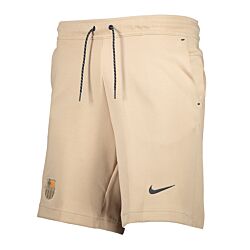 Nike FC Barcelona Tech Fleece korte broek  beige F277