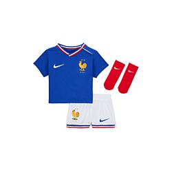 Nike Frankrijk Babykit thuis EM 2024 blauw F452 
