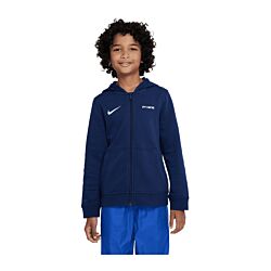 Nike France hooded jacket kids blue F410
