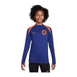 Nike Niederlande Drill Top EM2024 kids blauw F455 