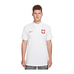 Nike Polen poloshirt wit F100 