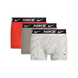Nike Ultra Trunk Boxershort 3er Pack grijs  bruin rood FJUM