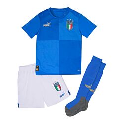 PUMA Italy Minikit Home 2022 Blauw F01