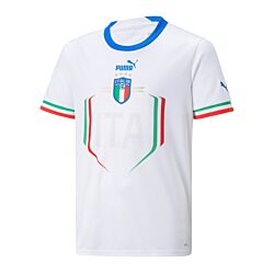 PUMA Italië shirt Uit 2022 kids wit F02 
