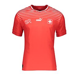 PUMA Zwitserland Auth. Jersey Home World Cup 2022 rood F01