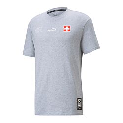 Puma Switzerland FTBLculture F01 grijs T-shirt