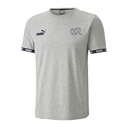 Puma Switzerland FtblCulture T-shirt Grijs F14