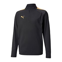 Puma TeamLiga HalfZip Sweatshirt Zwart/Geel F45