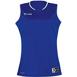Spalding Move Tank Top Dames Blauw Wit F03