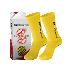 Tapedesign Gripsocks Superlight sokken geel 