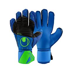Uhlsport Aquasoft TW-Handschuhe blauw zwart F01 