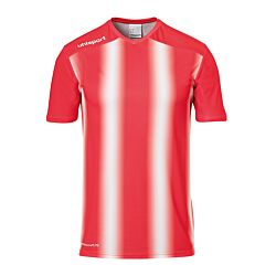 Uhlsport Stripe 2.0 jersey shorts sleeve kids red F03