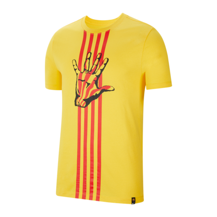 Staat Ale onderdelen Nike FC Barcelona F726 T-Shirt Geel