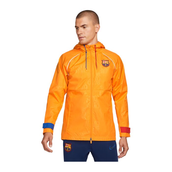 klei kennisgeving domein Nike FC Barcelona jas, oranje, F836