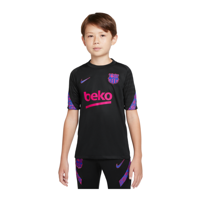De vreemdeling handelaar Onheil Nike FC Barcelona Strike Trainingsshirt Kids Schwarz F015