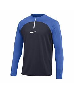 Nike Academy Pro Drill Top Blauw Wit