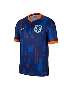 Nike Nederland Shirt Weg Euro 2024 Blauw F492 